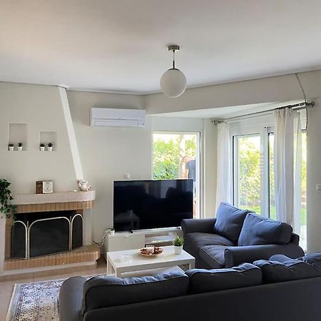 Cozy 2 Room Apartment With Garden Near Athens Air-Port 阿特米达 外观 照片